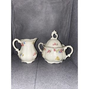 VTG Mitterteich Bavaria Germany Cream & Sugar Set